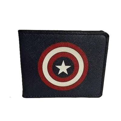 Captain America Shield Symbol Marvel Comics Adult Bi-Fold Wallet - Image 1 of 2