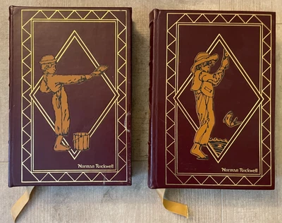 Mark Twain-Tom Sawyer 1964-Huckleberry Finn 1968-Norman Rockwell-Easton Press — 第 1/4 张图片