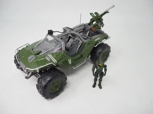 2012 Halo Warthog Vehicle Microsoft Jada Toys Die Cast 6.5" w/ Master Chief - Picture 1 of 7