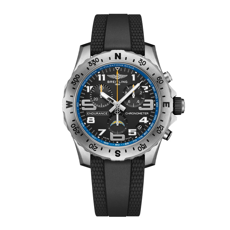 New Breitling Endurance Pro 44mm NFL Chargers Edition Men's Watch E823106A1BES1 - image 1 of 1