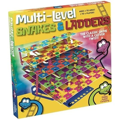 Happy Puzzle Company Multi-Level Snakes & Ladders | Learn Sequencing | Ages 4+ - Image 1 of 3