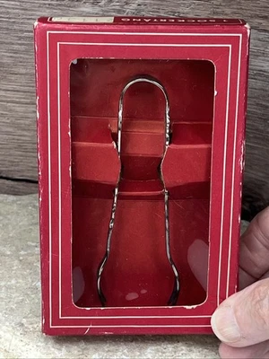 Винтажные щипцы для сахара 4 дюйма Швеция Nils Johan посеребренные дополнительные PR.NS.ALP IOB - Изображение 1 из 4