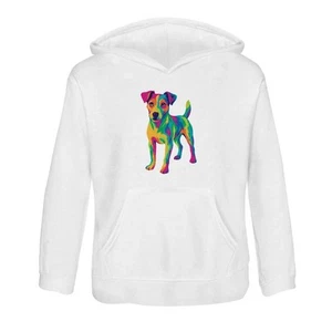 'Pop Art Jack Russell' Children's Hoodie / Hooded Sweater (KO054448) - Picture 1 of 15