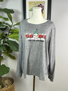 Secret Treasures Pyjama Shirt L Wichtel für die Feiertage Weihnachten Langarm - Bild 1 von 8