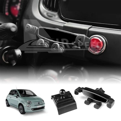 Soporte para teléfono de coche para Fiat 500 2008-2023 Abarth 595 2012-23 clip de montaje en tablero Foto 1 de 4