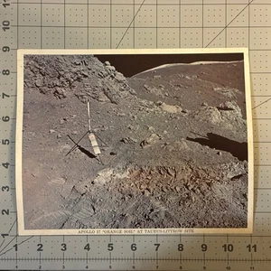 1973 Apollo 17 ORANGE SOIL AT TAURUS-LITTROW SITE NASA Photo 9 x 11 - Picture 1 of 12