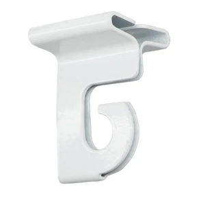 Extra Heavy Duty Drop Ceiling Hooks 10 Pack White Aluminum Grid Clips - Picture 1 of 9