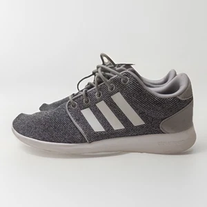 Adidas Damengröße 7,5 Cloudfoam QT Racer Laufschuhe Turnschuhe grau weiß - Bild 1 von 7