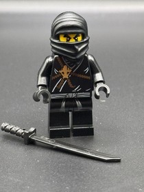 LEGO Ninjago Cole black The Golden Weapon minifigure Ninja 2112 Retired