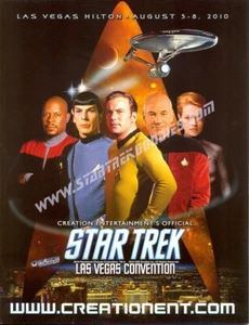 RARE MINT 2010 Creation Las Vegas STAR TREK Convention PROGRAM GUIDE Book PLUS! - Picture 1 of 3