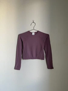 Athleta Girls Power Up Sport Length Seamless Top in Mauve Size XS/6 - Picture 1 of 5