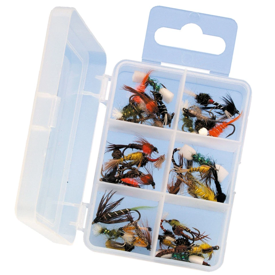 Nymphen Sortiment 30 Stk Forellen Fliegen Angel Set Nymphe Fliege Forellenköder - Bild 1 von 1