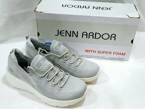 NEW NIB WOMENS JENN ARDOR ATHLETIC LACE UP WALKING RUNNIING SHOES GRAY SZ 9 - Picture 1 of 5