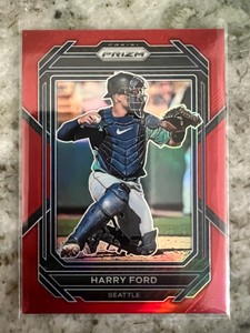 Harry Ford 2023 Panini Prizm #20 Red Wave Parallel 156/199 Seattle Mariners