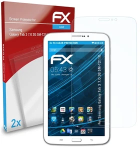 atFoliX 2x Screen Protector for Samsung Galaxy Tab 3 7.0 3G SM-T2110 clear - Picture 1 of 8