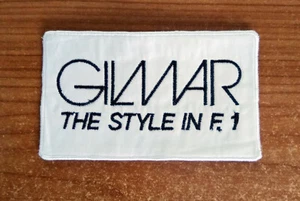 Toppa patch GILMAR MINARDI F1 1986 x tuta suit Andrea DE CESARIS - Foto 1 di 3