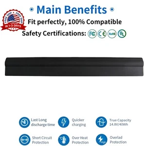 Nuevo Reemplazo Bateria Para Laptop Para Dell Inspiron 14 15 17 5000 3000 Series - Picture 1 of 8