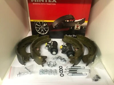 MINTEX Bremsbacken KIT + Radbremszylinder + Zubehör FORD Fiesta 3 COURIER HINTEN - Bild 1 von 3