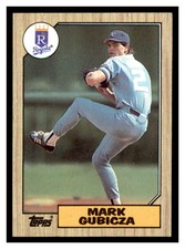 1987 Topps #326 MARK GUBICZA Kansas City Royals ~C2AA