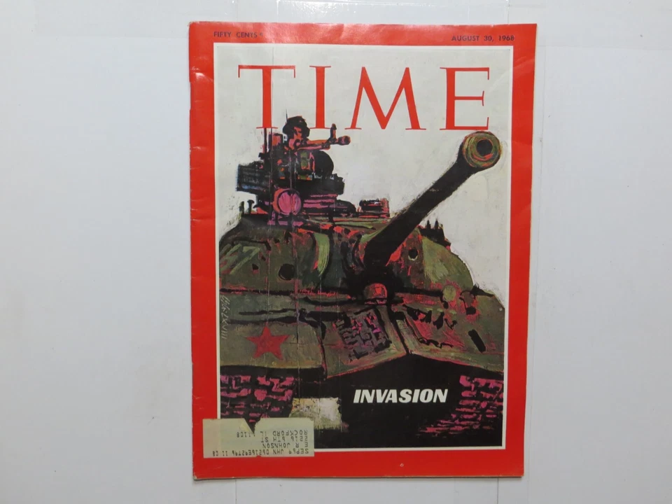 Time Magazine August 30 1968 Vol. 92 No. 9 The Russian Invasion SF - Image 1 of 1