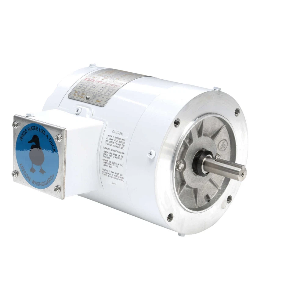Leeson 113473.00 1/2 HP 1725RPM 208-230/460V AC Motor