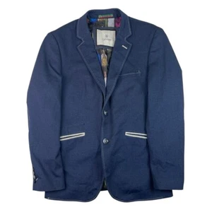 House of Cavani Blazer Jacket Navy Blue Euro 46 Small - Picture 1 of 5