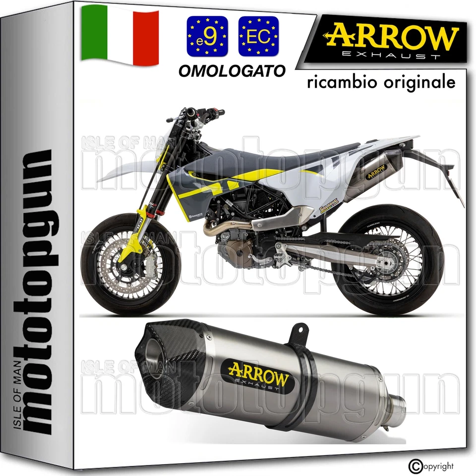 Arrow Scarico completo omologato RT C Titan HUSQVARNA 701 Supermoto 2017 17