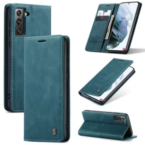 Ochrona Etui na telefon komórkowy do Samsung Galaxy S21 Plus Case Flip Cover Pokrowiec Etui Niebieskie - Zdjęcie 1 z 7