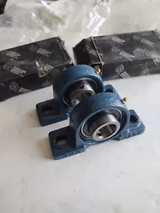 (2) POWER RITE BEARINGS # UCP207-20 / 2 BOLT PILLOW BLOCK BEARINGS. - Picture 1 of 6
