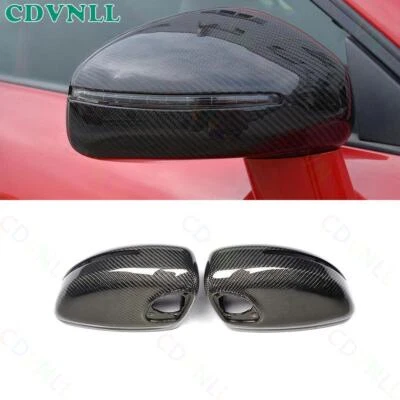 Cubierta de espejo retrovisor exterior de fibra de carbono seco para Audi TT TTS TT RS 2008-2015 Foto 1 de 4