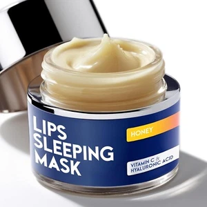 Lip Sleeping Mask Honey with Hyaluronic Acid and Vitamin C for Dry Lips - Picture 1 of 7