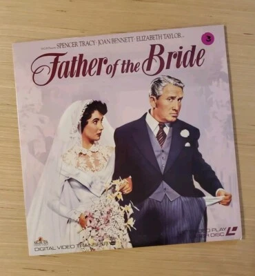 Father of the Bride Laserdisc 1950 Laser Disc Tracy Bennett Taylor Foto 1 de 4
