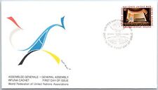 UN UNITED NATIONS FIRST DAY OF ISSUE COVER WFUNA SPECIAL CACHET #2