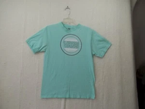 Vans Boys Size XL (18/20) Light Blue Short Sleeve Crew Neck Graphic T-Shirt - Picture 1 of 8