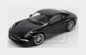 1:18 WELLY Porsche 911 991 Carrera S Coupe 2013 Black WE18047BK - Foto 1 di 2