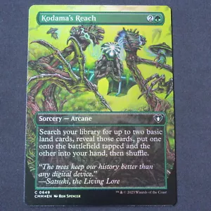 Kodama's Reach (sin fronteras) FOIL 649 MTG Commander Masters (CMM) común casi nuevo - Imagen 1 de 2