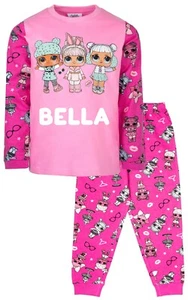 LOL Surprise Personalised Pyjamas for Girls Long Sleeve PJ Set Christmas Present - Picture 1 of 7