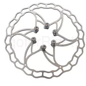 Rotor de freno de disco de bicicleta más ligero 140/160/180 mm, 64/73/104 g para freno Shimano/Sram - Imagen 1 de 10