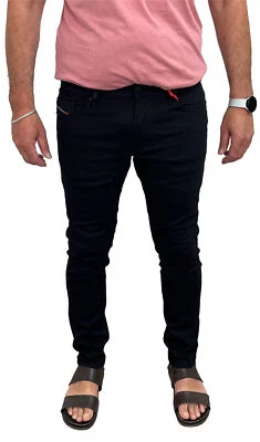 Diesel Herren Jeans Thommer-X 0688H Hose Röhre Slim Röhrenjeans schwarz - Bild 1 von 4