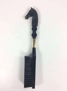 Vintage Shoe Brush Horse Head Handle - Japan -Equestrian Collectible - 11” - Picture 1 of 5