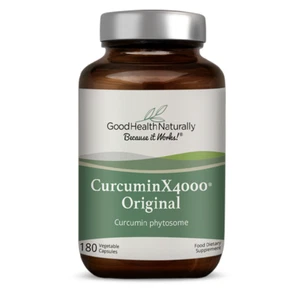 Good Health Naturally Curcumin X4000 Original 180 Veg Capsule Curcumin Phytosome - Picture 1 of 6
