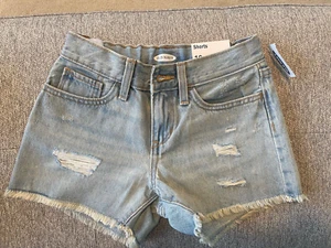 NWT Old Navy Little Girls Adjustible Waist Jean Shirts Size 10 - Picture 1 of 3