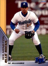 2007 Wilmington Blue Rocks Choice 17 Kila Kaaihue Kailua Honolulu Hawaii HI Card