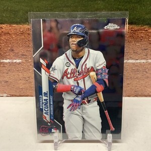 2020 Ronald Acuna Jr Topps Chrome Update #U-75 MLB Atlanta Braves Baseball Card