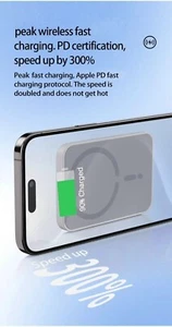 Soporte de cargador de coche inalámbrico magnético de 100 W para iPhone 16 15 14 13 12 Pro Max Reino Unido - Imagen 1 de 12