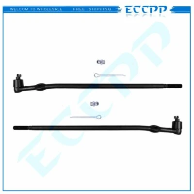 2pcs Inner Tie Rod End Steering Parts For 1985-1992 1993 1994 Ford F-250 4x4/4WD - Image 1 of 4