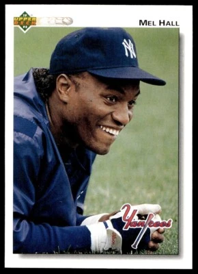 1992 Upper Deck Mel Hall New York Yankees #291 - Image 1 of 2