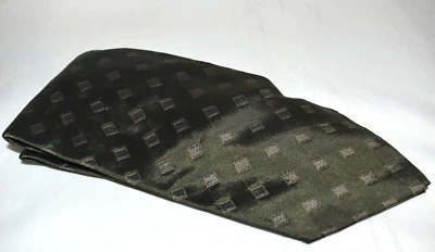 Banana Republic Brown Geometric Silk Tie Made in Italy - Image 1 of 4
