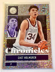 Thunder Chet Holmgren Mint 2022-23 Panini Chronicles Draft Pulsar Prizm SP RC #1 - Picture 1 of 1
