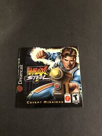 Max steel Dreamcast manual only
